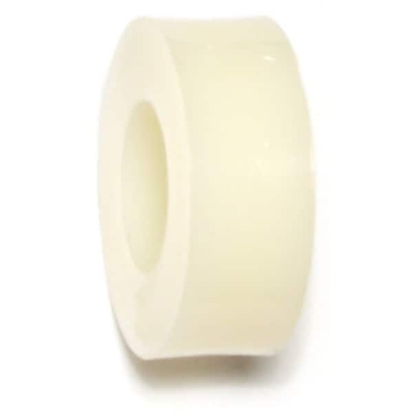 Round Spacer, Nylon, 3/8 in Overall Lg, 1/2 in Inside Dia, 15 PK